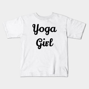 Yoga Girl Kids T-Shirt
